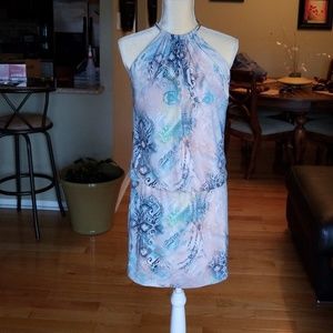 Multicolor Jessica Simpson Halter Dress S